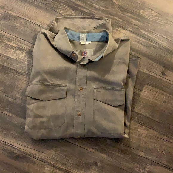 The territory ahead tan casual button up - Picture 5 of 5